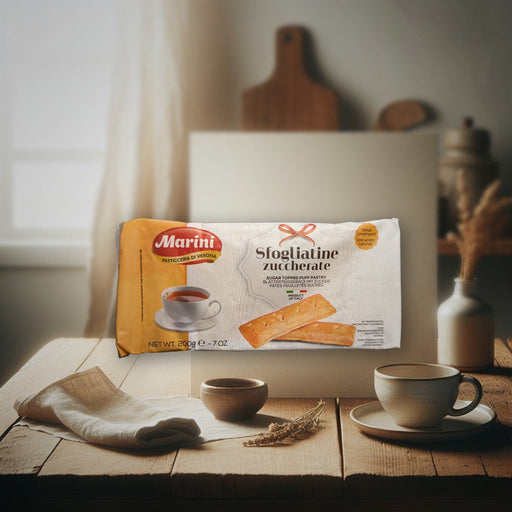 Marini Sfogliatine Zuccherate 200 g — authentic snack from France | Hamilton Euromarket