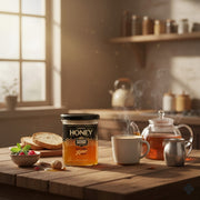 Bandi Foods Linden Raw Honey 1000 g — authentic pantry from Romania | Hamilton Euromarket