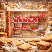 Ulker Potibor Classic Tea Biscuits 1000 g — authentic snack from Turkey | Hamilton Euromarket