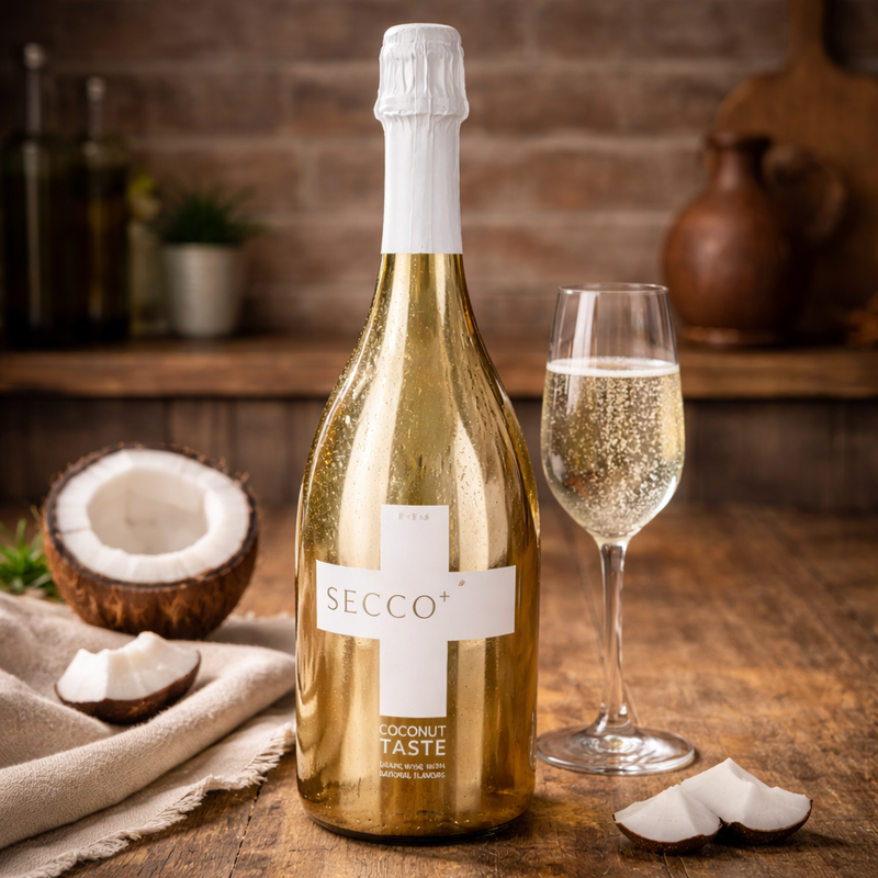 Secco+ Coconut Taste Sparkling Wine 750 mL