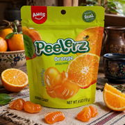Amos Peelerz Orange Gummy Candy 170 g — authentic snacks-sweets product | Hamilton Euromarket