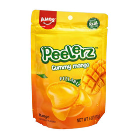 Amos Peelerz Mango Peelable Gummy Candy, Czech 170g (6oz)