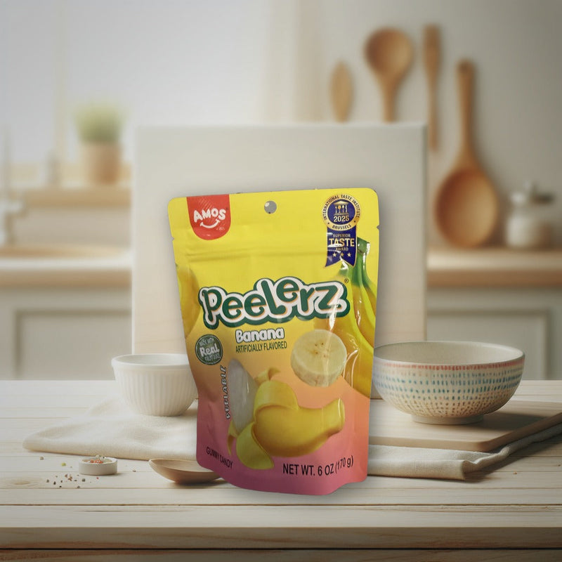 Amos Peelerz Gummy Banana 170 g — authentic snacks-sweets from United States | Hamilton Euromarket