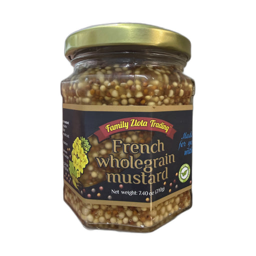 Family Zlota Trading French Wholegrain Mustard 7.40 oz (210g) | Hamilton Euromarket