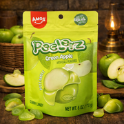 Amos Peelerz Green Apple Gummy Candy 170g — authentic snack from Turkey | Hamilton Euromarket