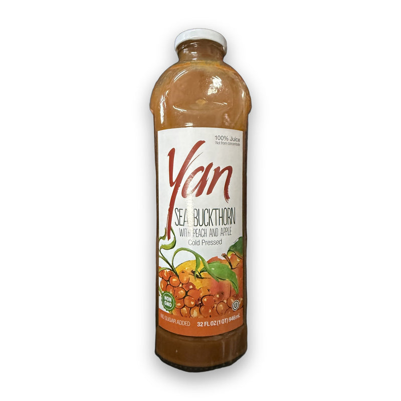 Yan Sea Buckthorn with Peach & Apple Juice 946mL (32floz)