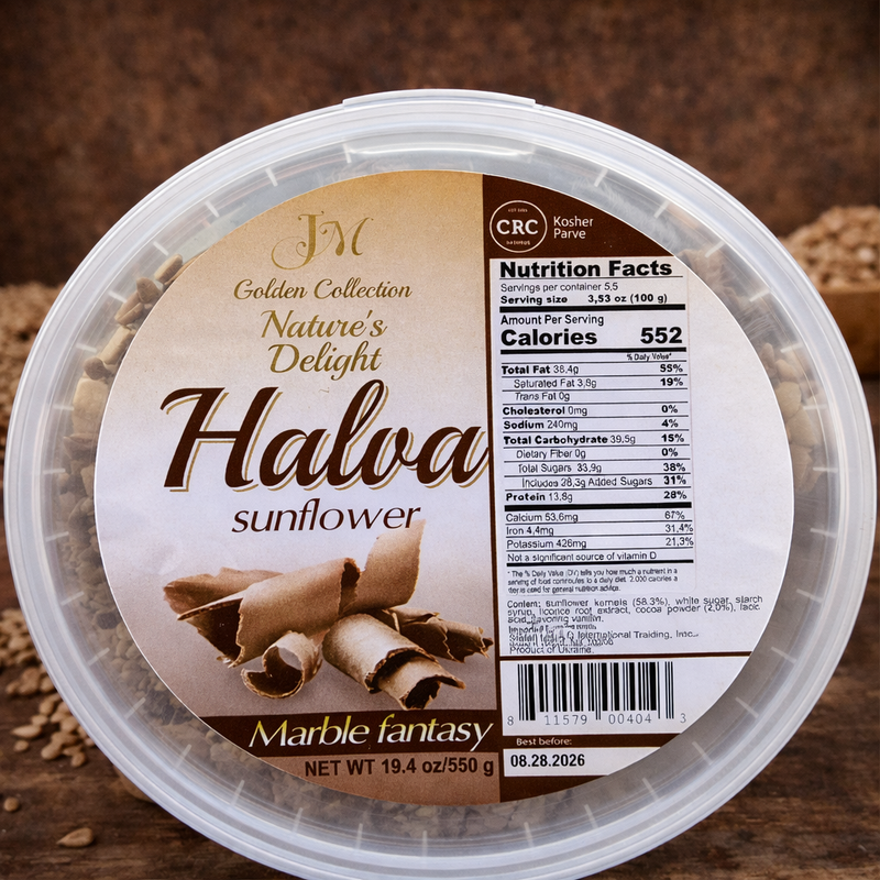 JM Halva Sunflower Marble Fantasy 550 g