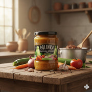 Polinka Zucchini Spread Ikra Russian Style 540 ml 540 g — authentic pantry from Russia | Hamilton Euromarket