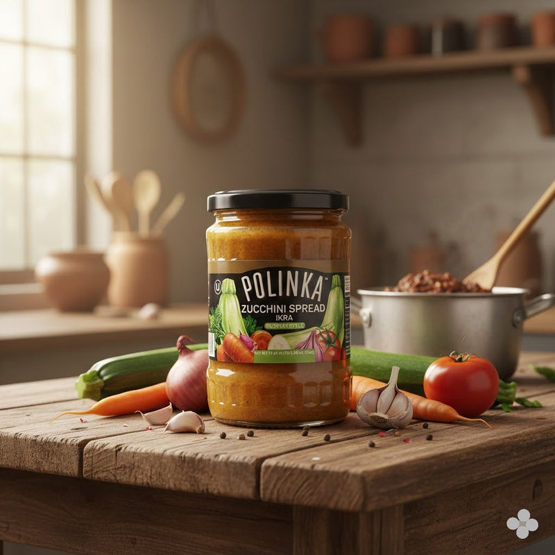 Polinka Zucchini Spread Ikra Russian Style 540 ml 540 g
