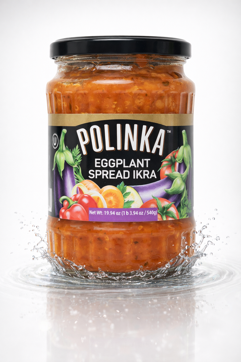 Polinka Eggplant Caviar Bruschetta Georgian Style 540 g