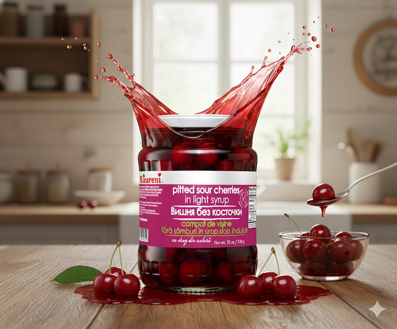 Polinka Pitted Sour Cherries in Syrup 720 g