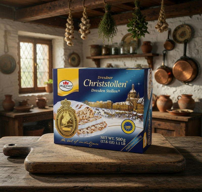 Dr. Quendt Dresdner Christstollen 500 g — authentic snack from Germany | Hamilton Euromarket