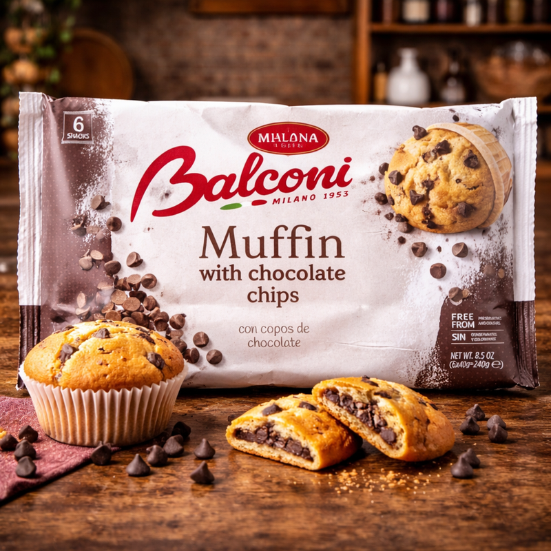 Balconi Muffin with Chocolate Chips 240 g