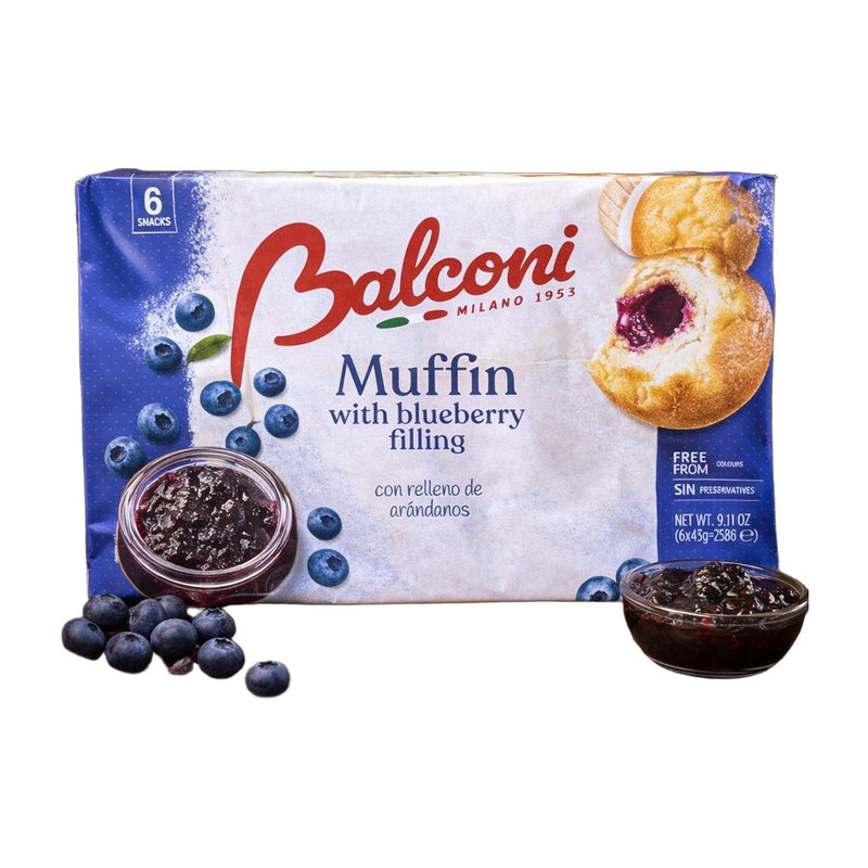Balconi Muffin Blueberry Filling 258 g | Hamilton Euromarket