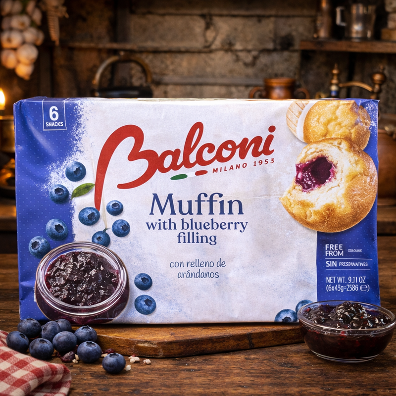 Balconi Muffin Blueberry Filling 258 g