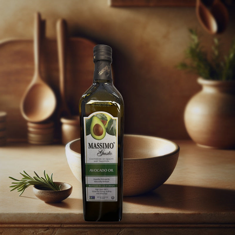 Massimo Gusto Extra Virgin Avocado Oil 1000 g — authentic baking from United States | Hamilton Euromarket