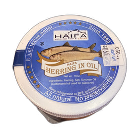 Haifa Smoked Fish & Caviar Herring in Oil 453g (16oz)