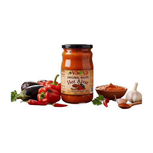 Va-Va Homemade Hot Ajvar Roasted Red Pepper Spread 680 g | Hamilton Euromarket