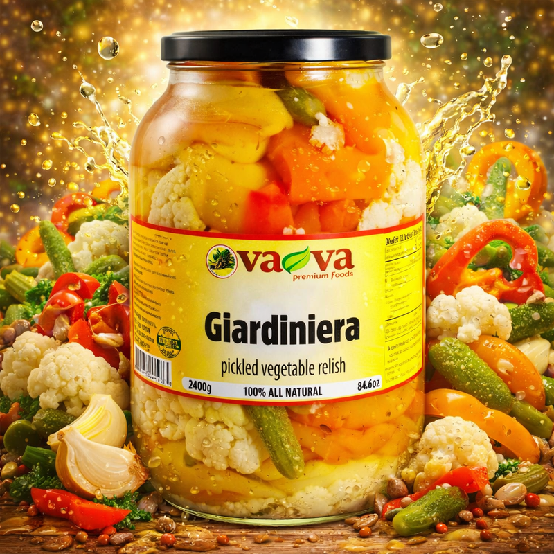 Va-Va Giardiniera Mixed Pickled Vegetables 2400 g (84.6 oz)