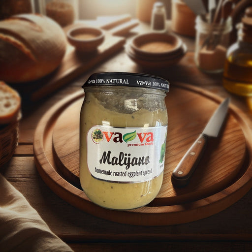 Va-va Premium Foods Malijano Homemade Roasted Eggplant Spread 540 g — authentic pantry from N. Macedonia | Hamilton Euromarke