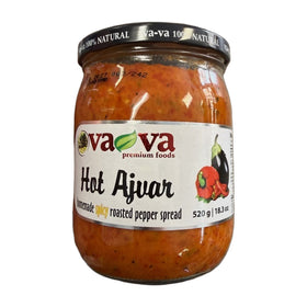 Va-Va Hot Ajvar Macedonian Vegetable Spread 520g (1.1lb)