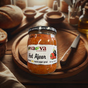 Va-va Premium Foods Hot Ajvar 520 g — authentic pantry from United States | Hamilton Euromarket