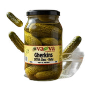 Vava Extra Class Baby Gherkins 1550 g | Hamilton Euromarket