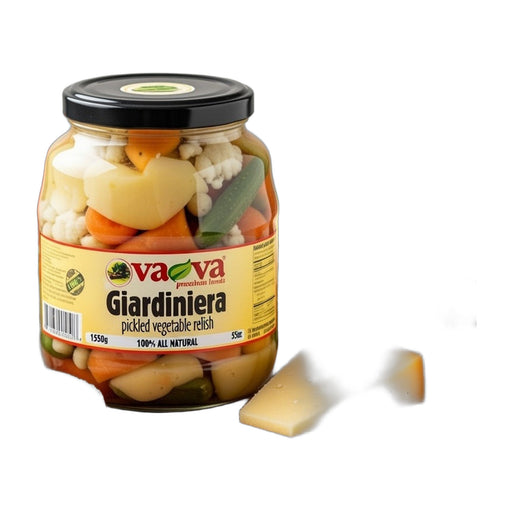 Va-Va Giardiniera Pickled Vegetable Relish 1550 g | Hamilton Euromarket