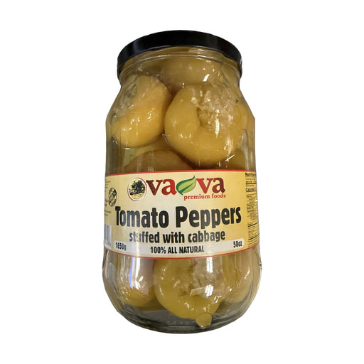 Va-va Premium Foods Tomato Peppers Stuffed With Cabbage 1650g | Hamilton Euromarket