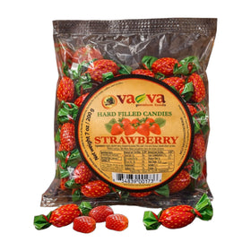 Va-Va Hard-Filled Strawberry Candy, Serbian 200g (7oz)