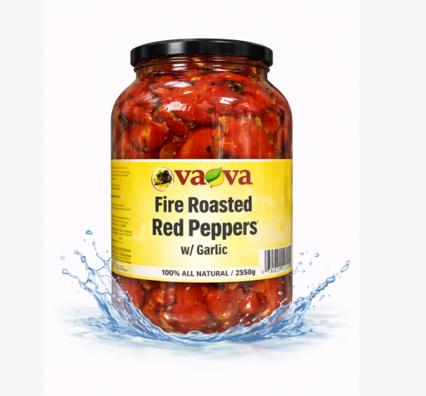 Va-Va VaVa Fire Roasted Red Peppers with Garlic 2350 g