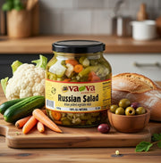 Va-Va Russian Salad 1455 g — authentic pantry from North Macedonia | Hamilton Euromarket