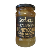 Seebees Natural Raw Honey Honeycomb With Acacia 400g | Hamilton Euromarket
