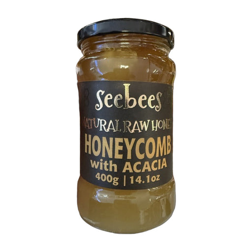 Seebees Natural Raw Honey Honeycomb With Acacia 400g | Hamilton Euromarket
