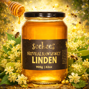 Seebees Linden (Lipa) Honey 900 g — authentic pantry from Serbia | Hamilton Euromarket