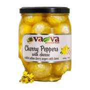 Vava Yellow Cherry Peppers Stuffed with Cheese 800 g | Hamilton Euromarket