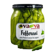 Vava Hot Green Fefferoni Peppers 490 g | Hamilton Euromarket
