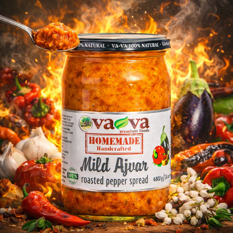 Va-Va Home Made Ajvar Mild Roasted Pepper Spread 680 g