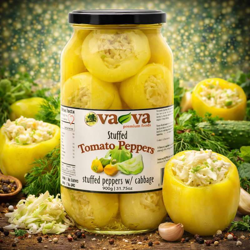 Vava Tomato Peppers Stuffed with Cabbage 1550 g