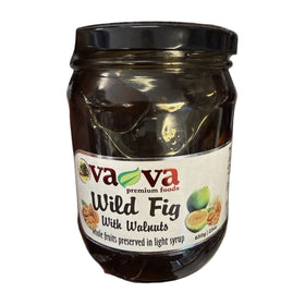 Va-Va Wild Fig Whole Fruit Preserve with Walnuts, Macedonian Style 690g (24.3oz)