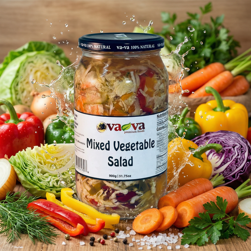 Vava Winter Salad Pickled Vegetable Mix 1000 g