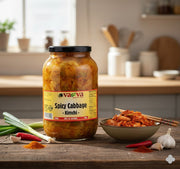 Va-Va Spicy Cabbage Kimchi 2400 g (84.6 oz) — authentic pantry from North Macedonia | Hamilton Euromarket