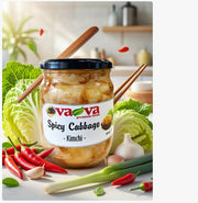 Vava Spicy Cabbage Kimchi 490 g — authentic pantry from North Macedonia | Hamilton Euromarket