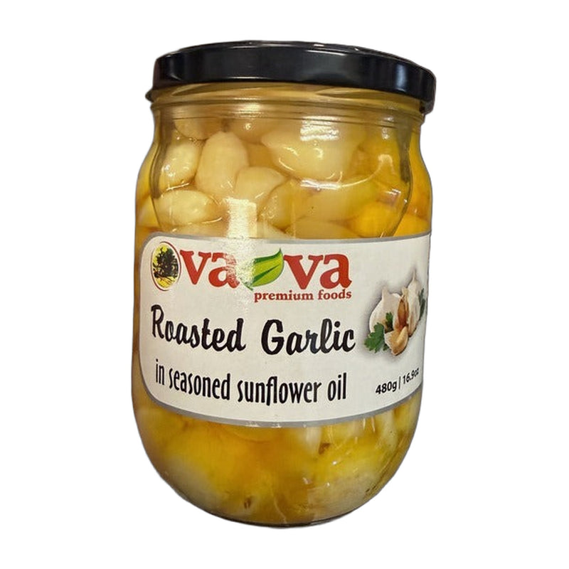 Va Va Premium Foods Roasted Garlic In Seasoned Sunflower Oil 480g | Hamilton Euromarket