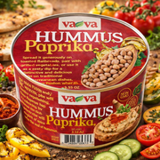 Va-Va Hummus with Paprika 100 g — authentic pantry from North Macedonia | Hamilton Euromarket
