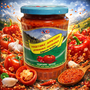 Vg Lutenica Vegetable Appetizer Spread 550 g — authentic pantry from Serbia | Hamilton Euromarket
