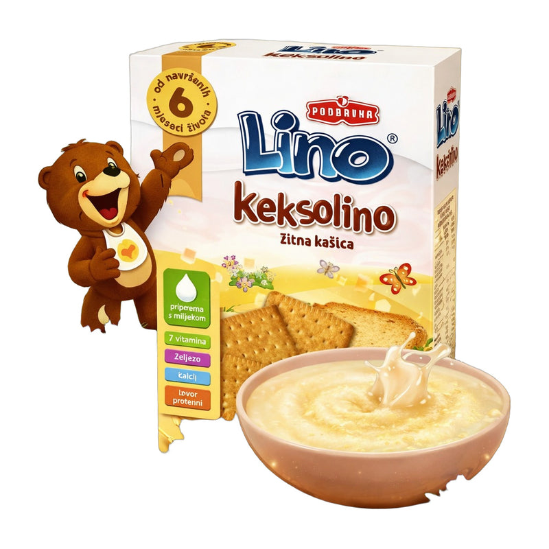 Podravka Lino Keksolino Butter Biscuit Instant Cereal Flakes 200 g | Hamilton Euromarket