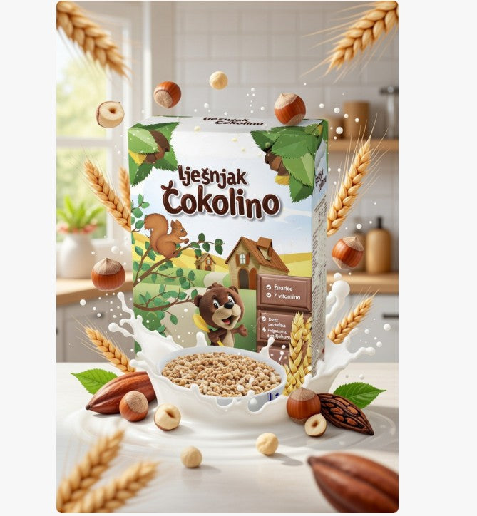 Podravka Lino Hazelnut Chocolino Instant Cereal Flakes 200 g