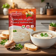 Podravka Cream of Mushroom Soup Mix 54 g — authentic pantry from Croatia | Hamilton Euromarket