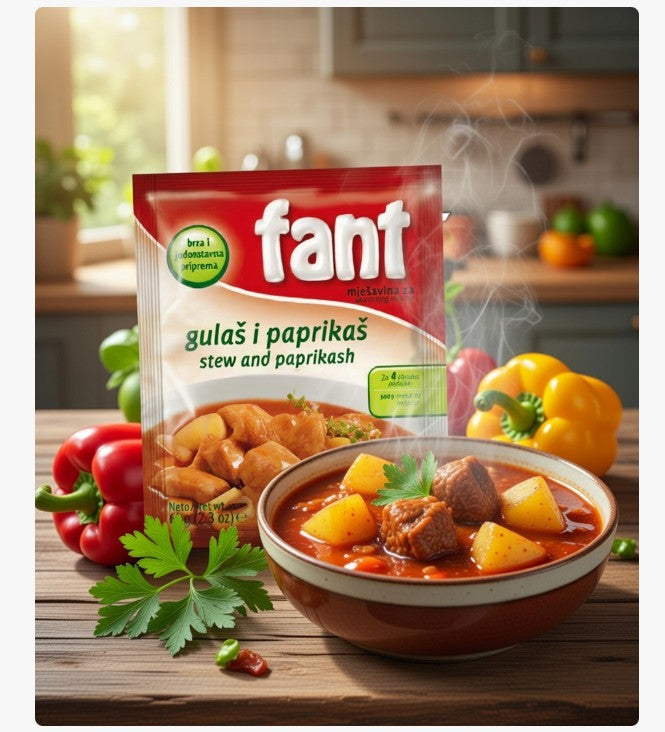 Podravka Fant Seasoning Mix for Goulash & Paprikash 65 g